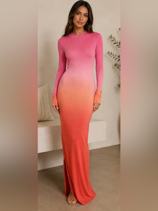 Young Fabulous & Broke Dresses & Skirts - NWOT YFB Ombré Bodycon Maxi Dress